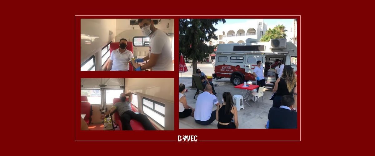 донорство крови от сотрудников группы döveç